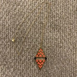 House of Harlow triangle pendant necklace